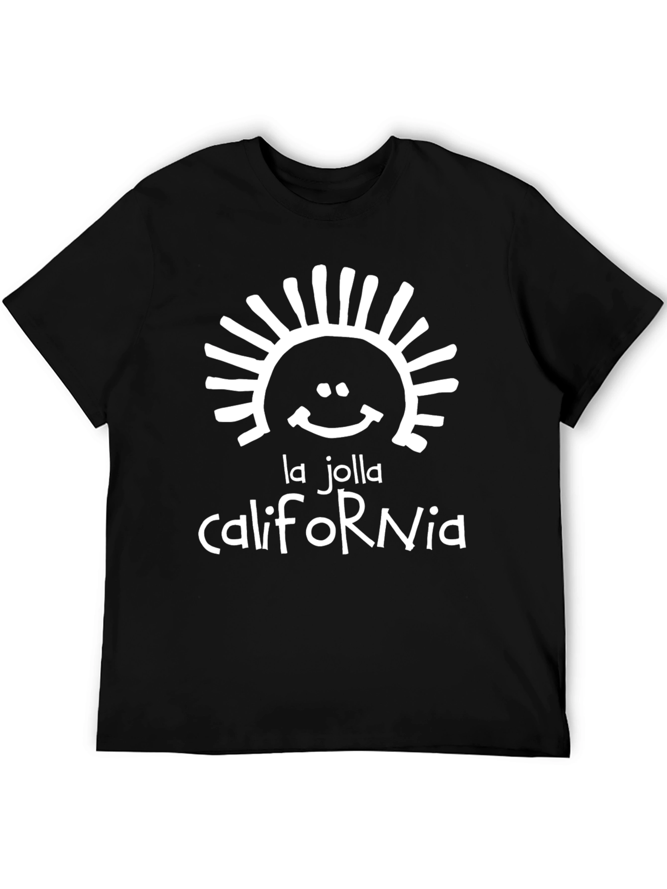 La Jolla California Graphic Tee - Black