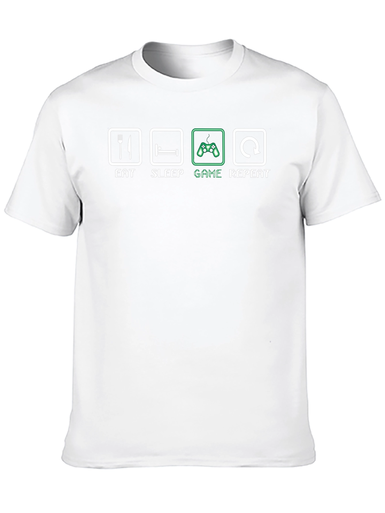 Eat Sleep Game Repeat Graphic Tee