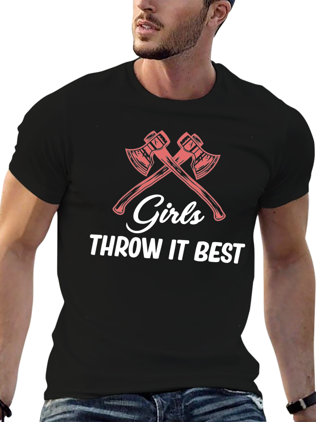 Girls Throw it Best Axe Throwing T-Shirt