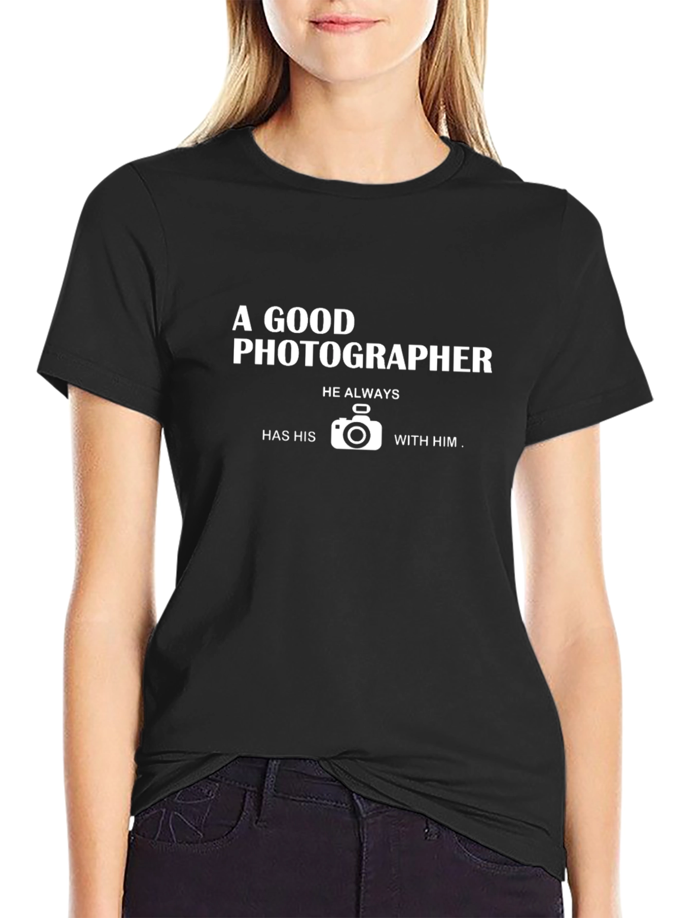 Photographer Graphic T-Shirt - Always Ready to Capture