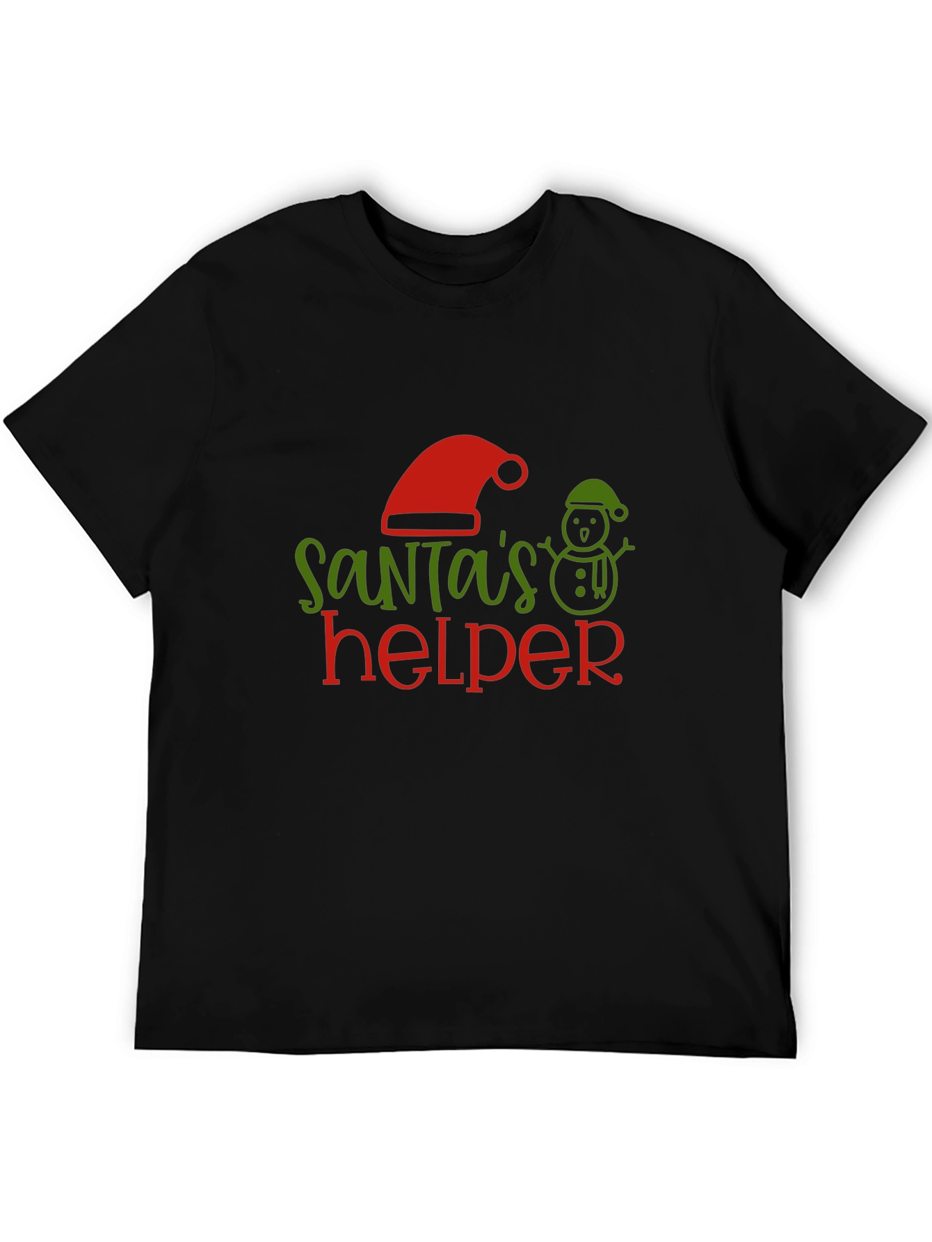 Santas Helper Holiday Graphic Tee