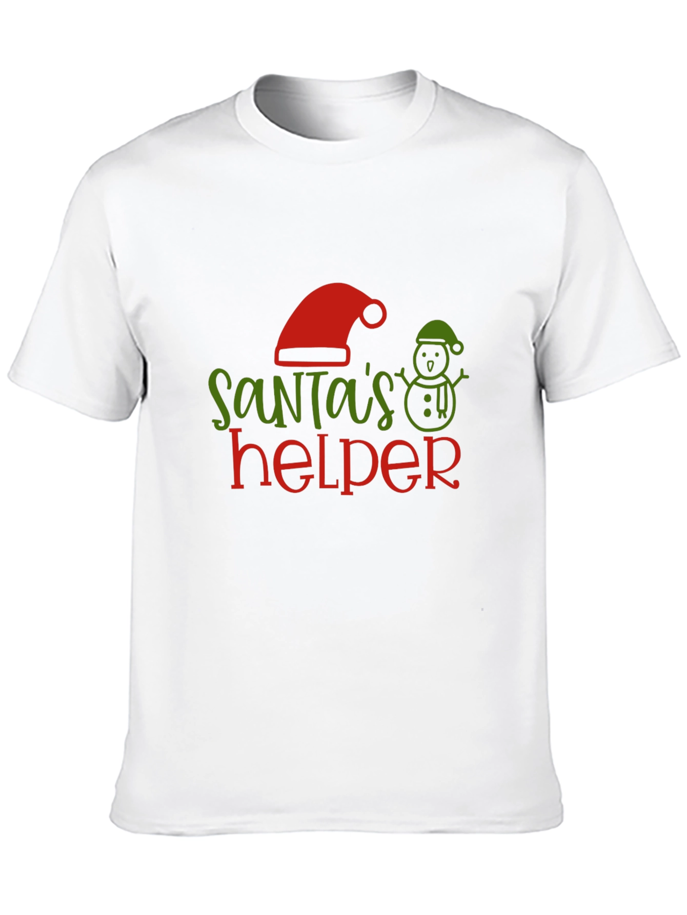 Santas Helper Holiday Graphic Tee