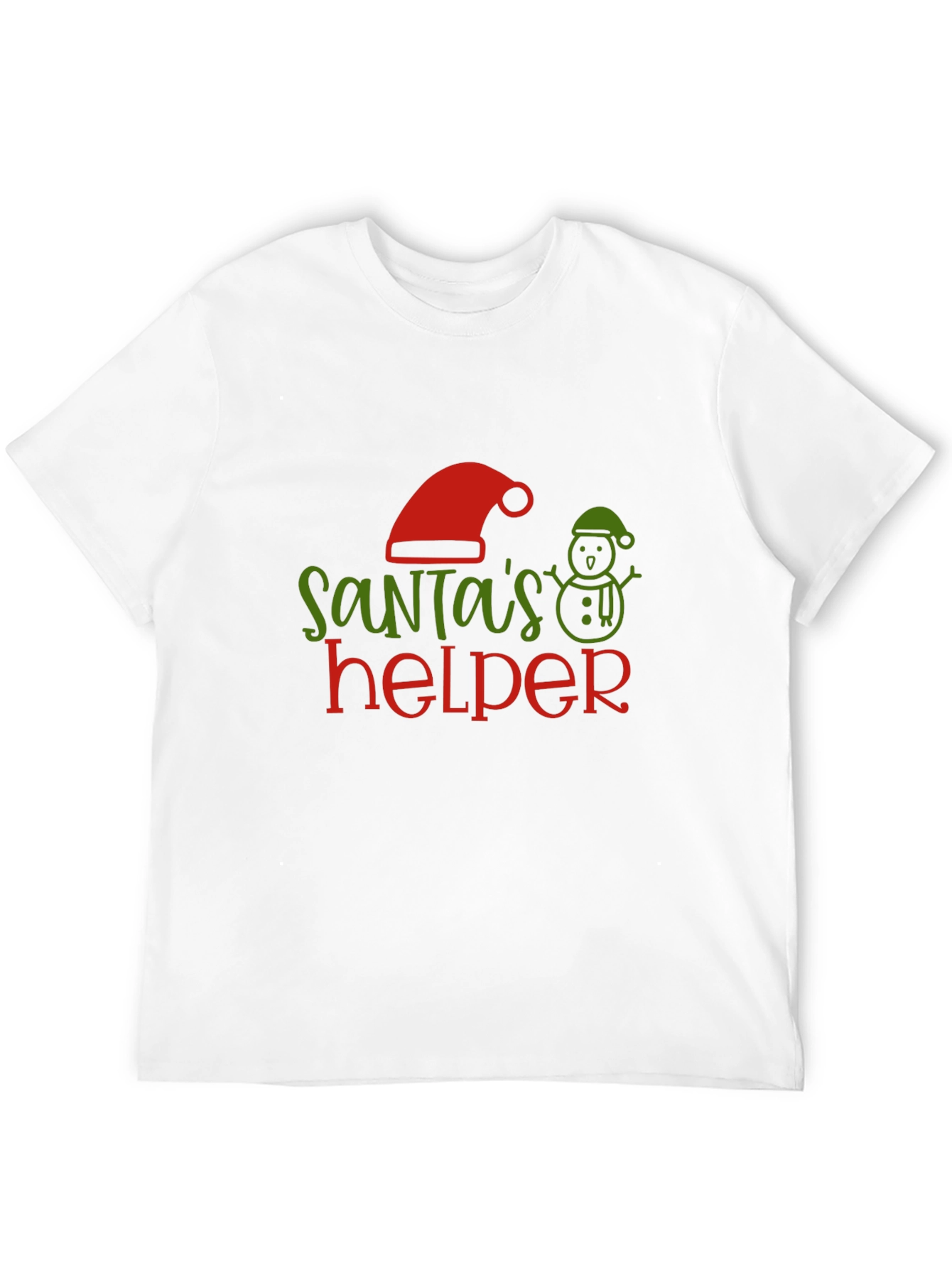 Santas Helper Holiday Graphic Tee