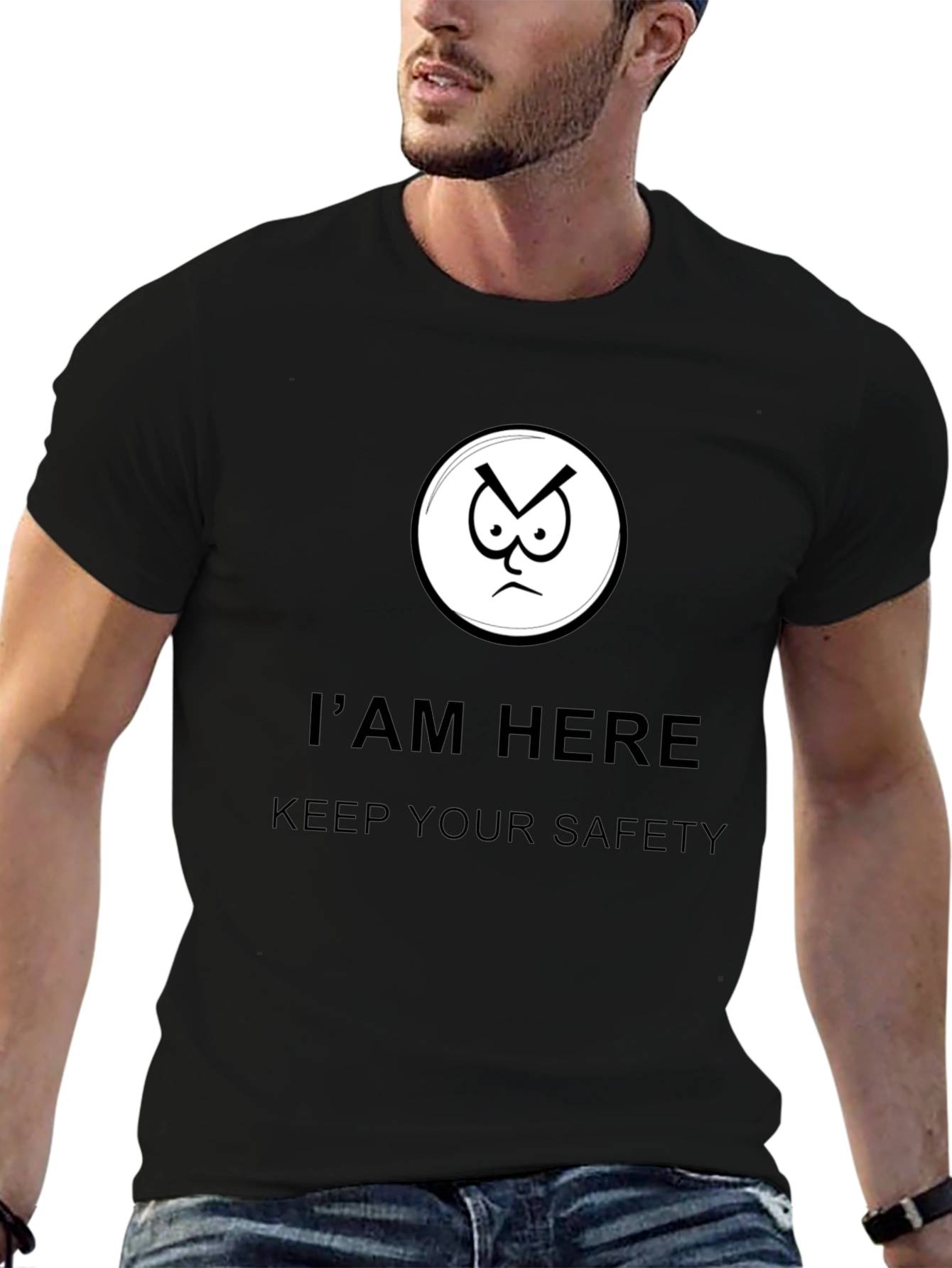 Im Here Keep Your Safety Graphic Tee