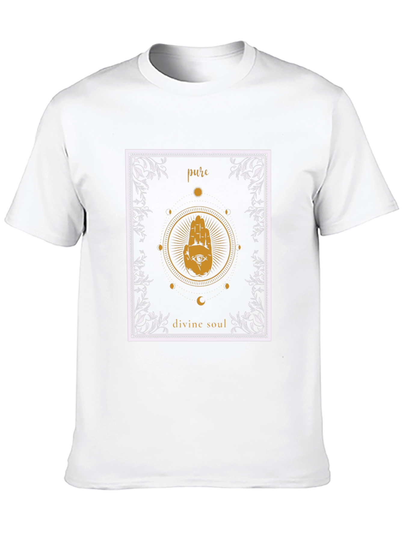 Pure Divine Soul Graphic T-Shirt - Black