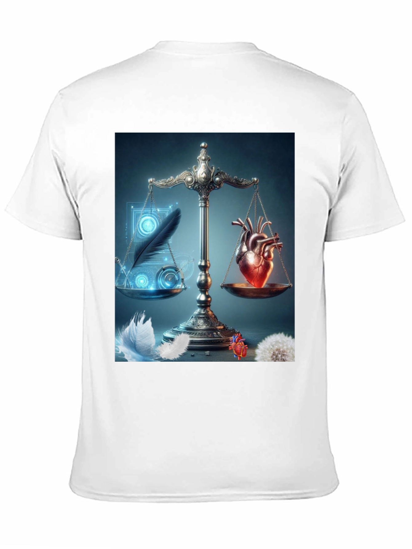 Heart & Feather Balance Graphic Tee