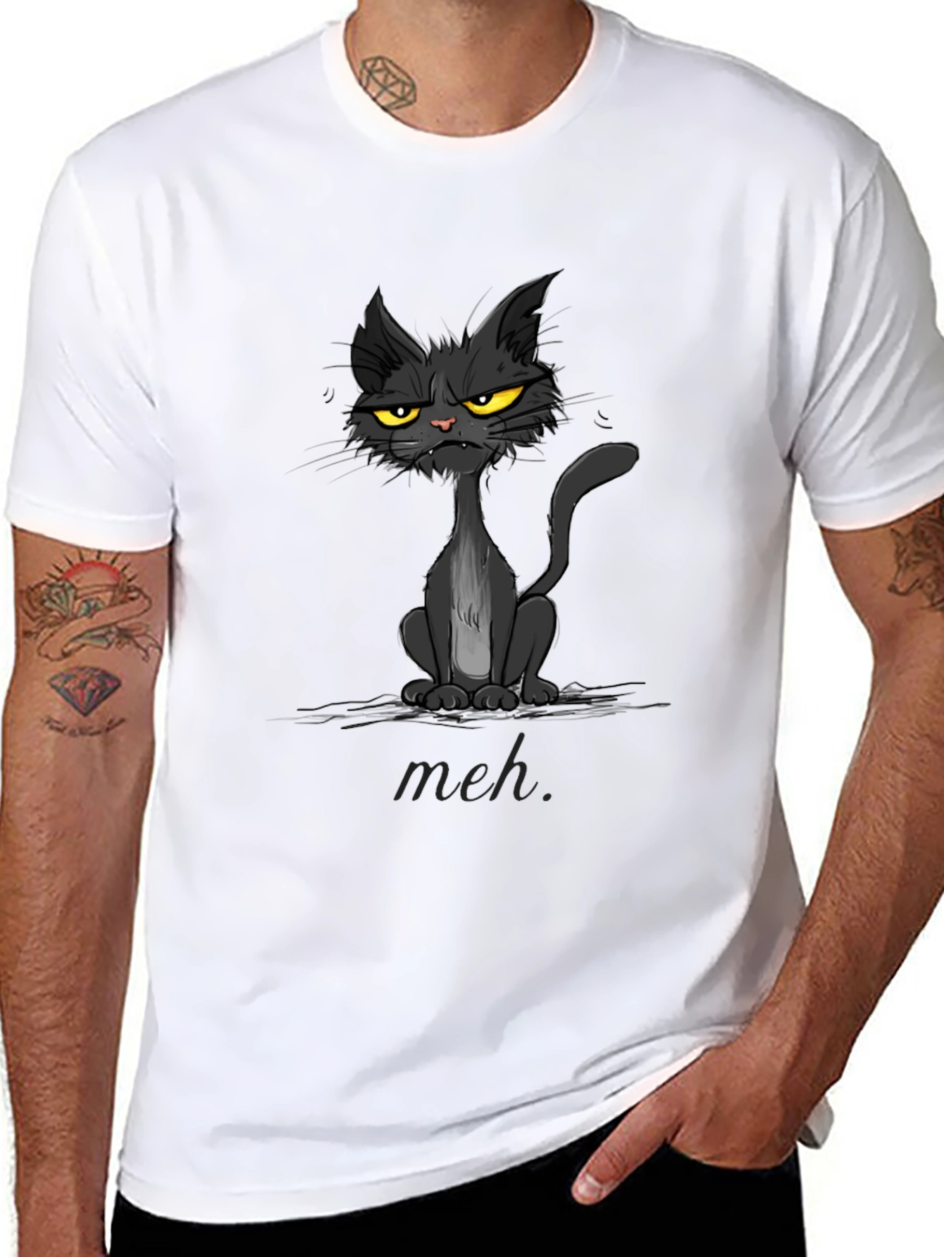 Grumpy Cat T-Shirt - Meh Attitude
