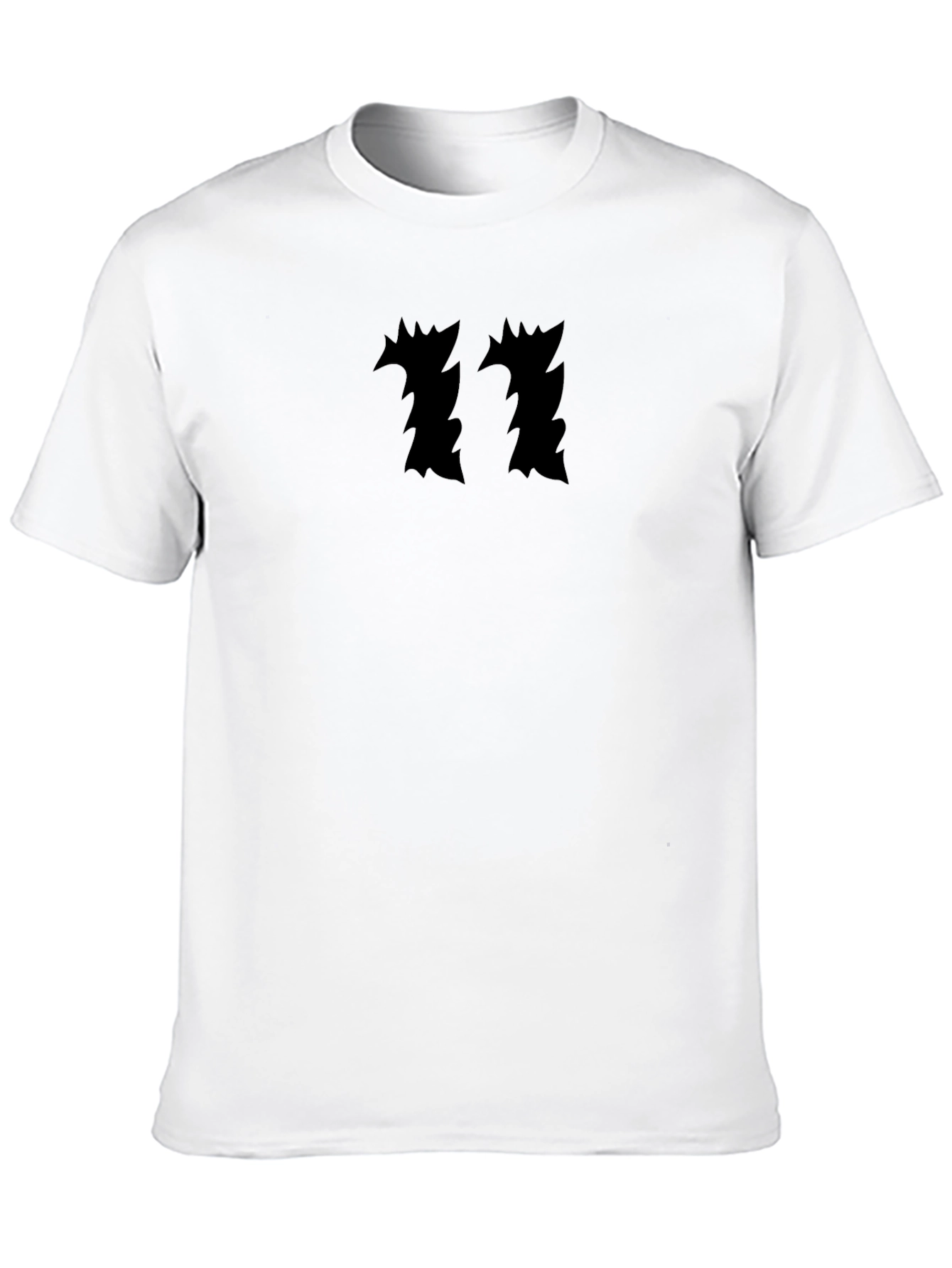 Edgy Graphic Tee - Abstract Number Print