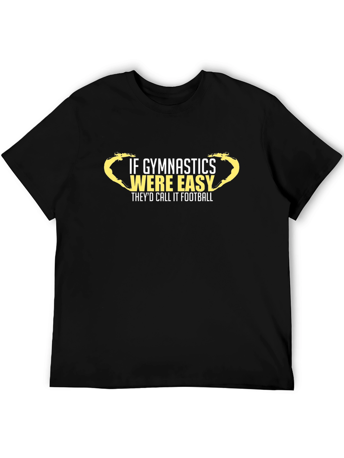 Gymnastics Quote Black T-Shirt