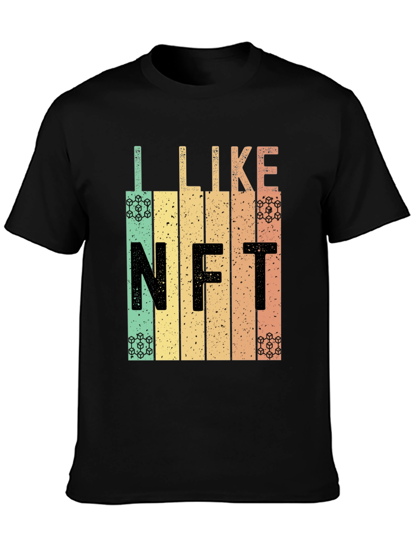 I Like NFT Retro Style Graphic T-Shirt