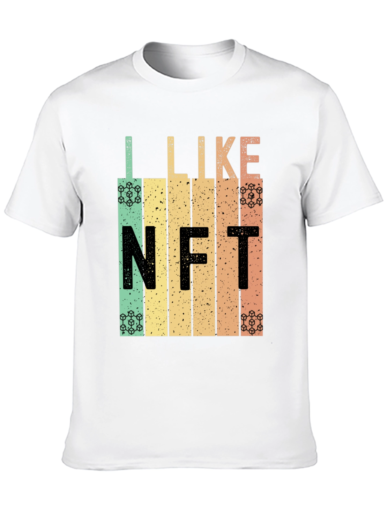 I Like NFT Retro Style Graphic T-Shirt