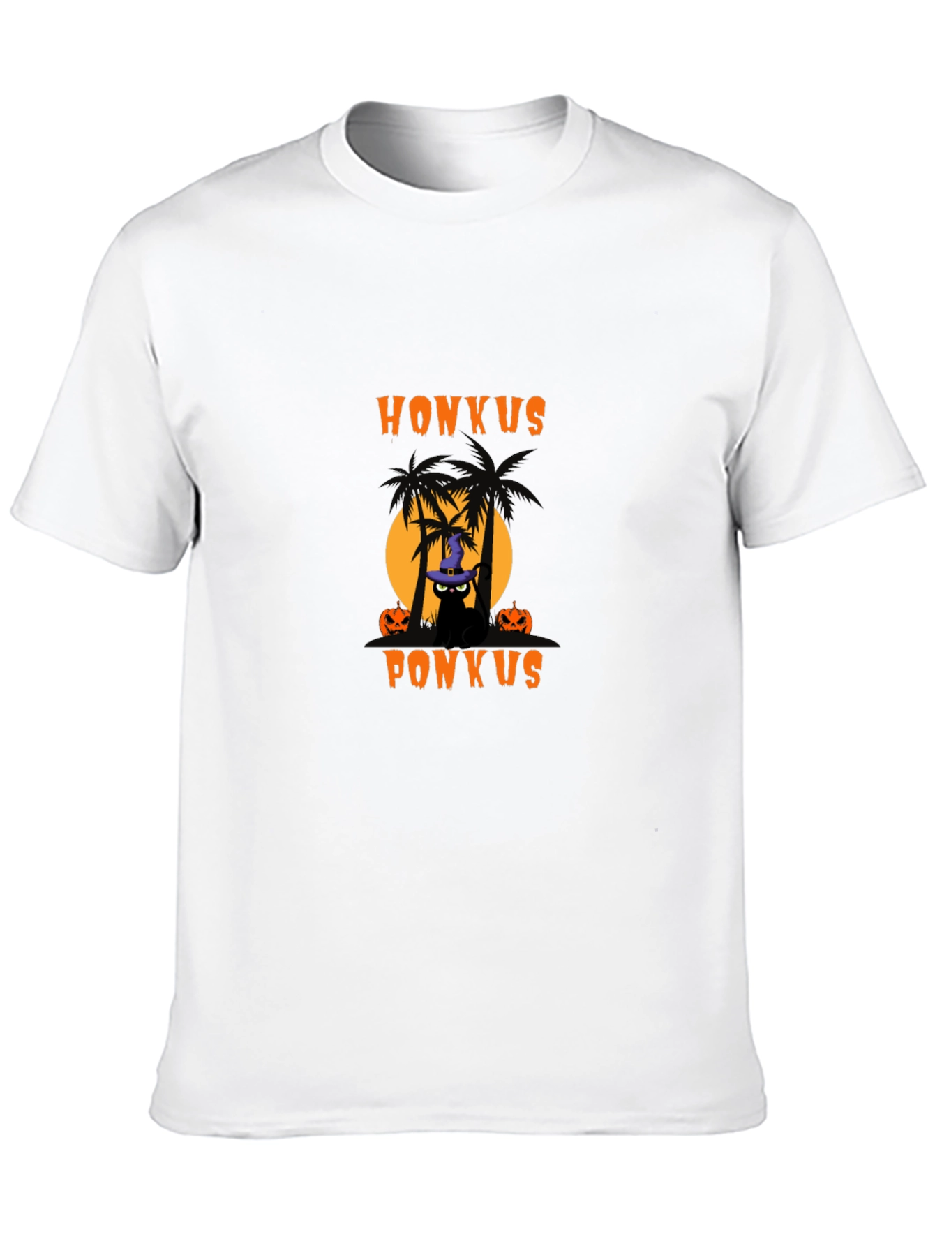 Honkus Ponkus Halloween Black Cat T-Shirt