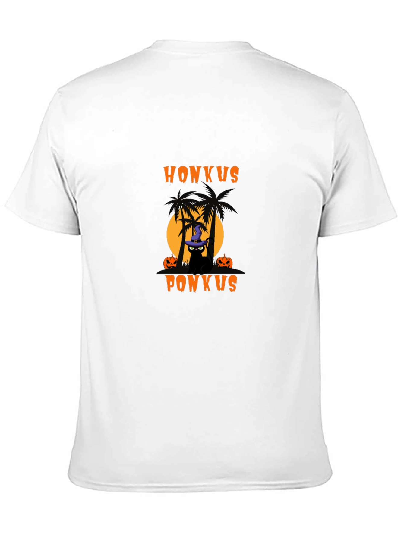 Honkus Ponkus Halloween Black Cat T-Shirt