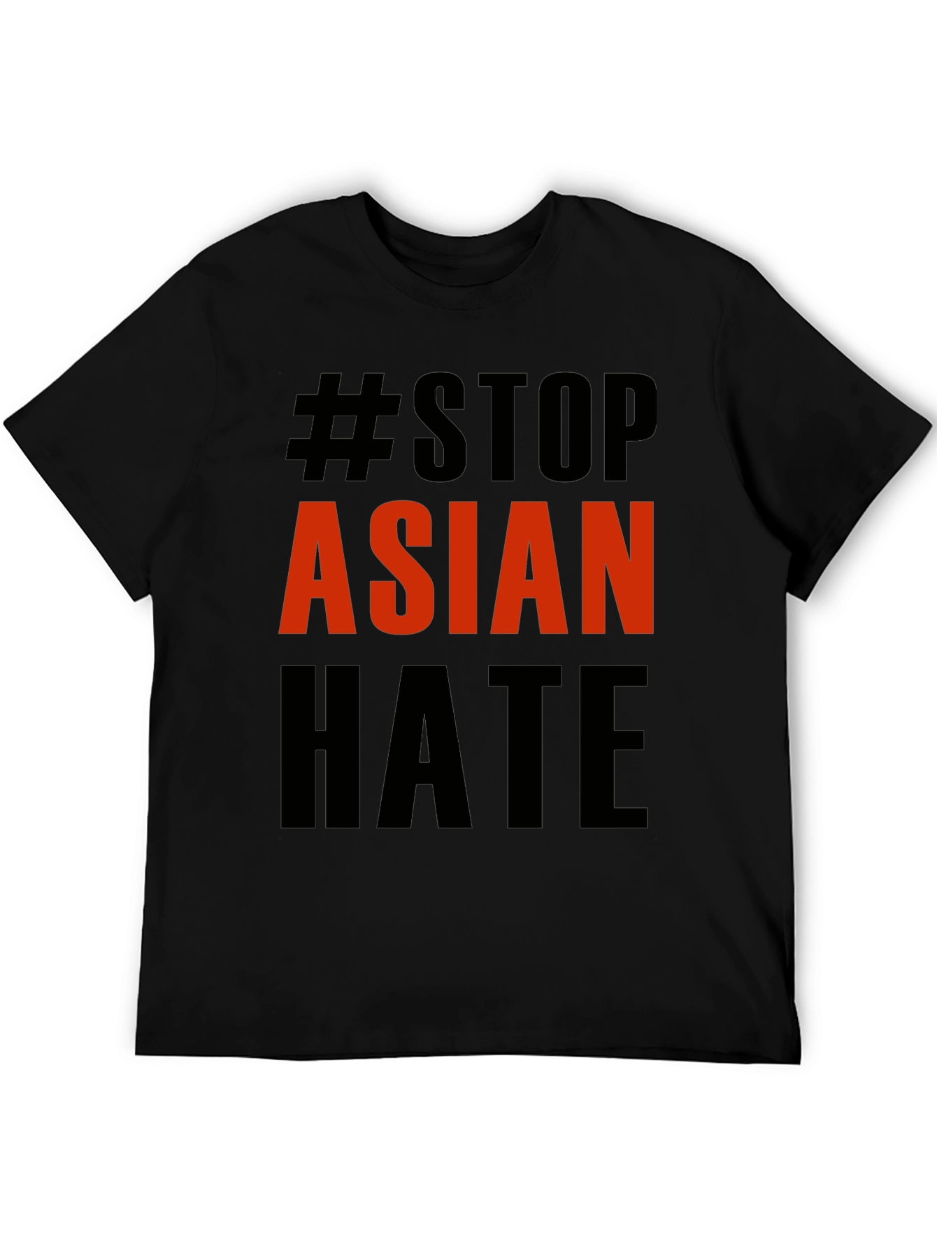 Stop Asian Hate T-Shirt - Black Activism Tee