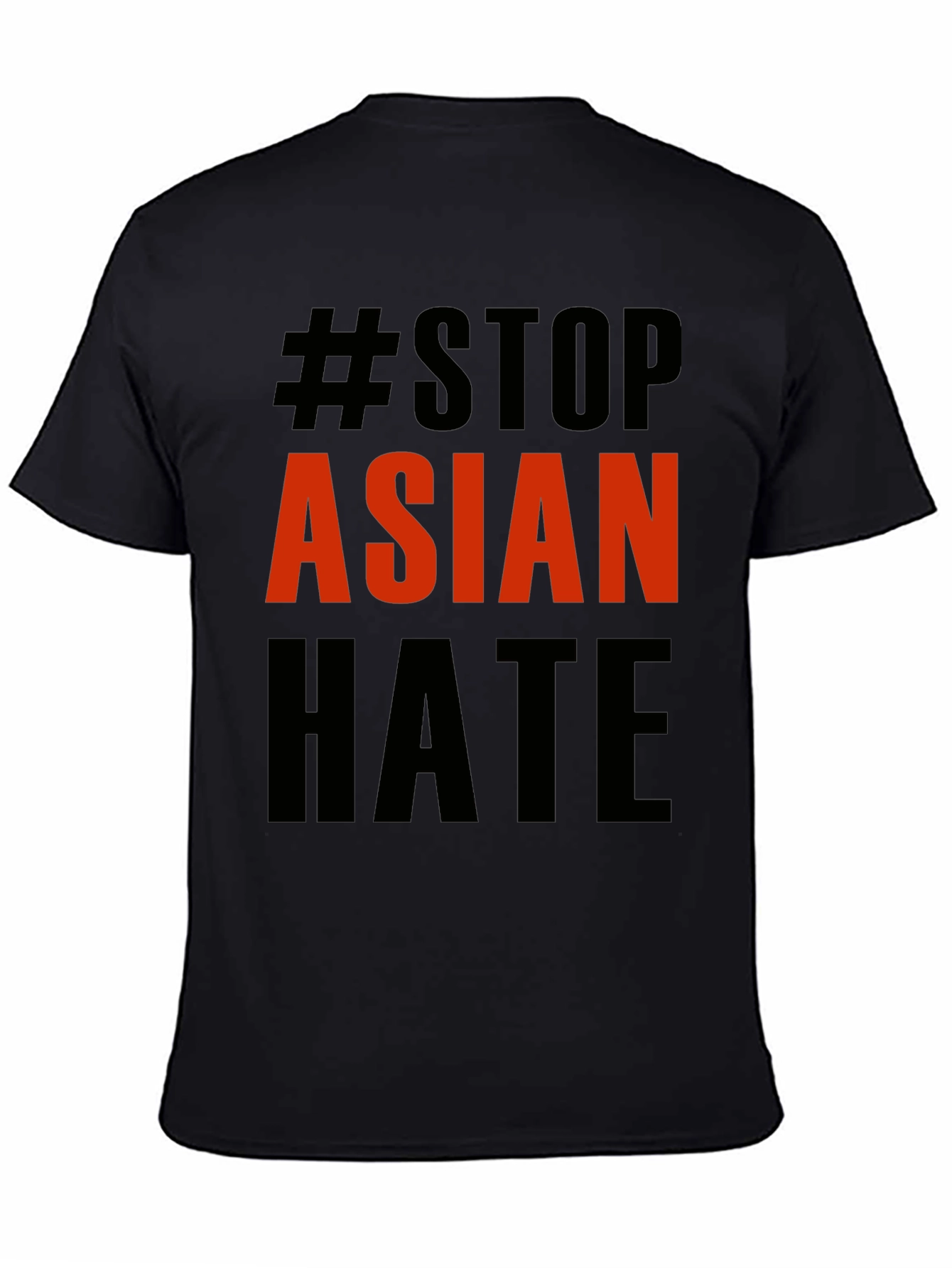 Stop Asian Hate T-Shirt - Black Activism Tee