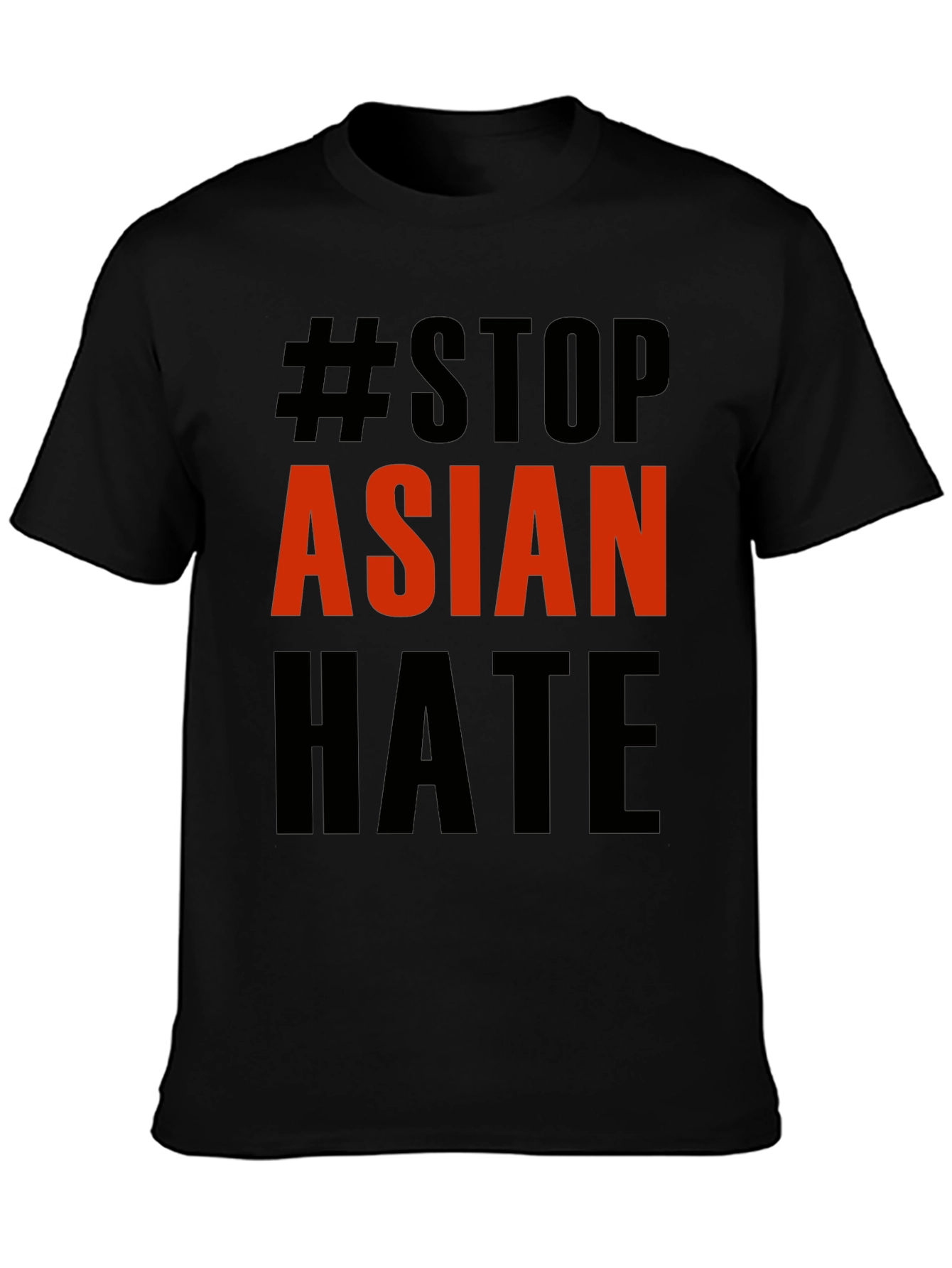 Stop Asian Hate T-Shirt - Black Activism Tee