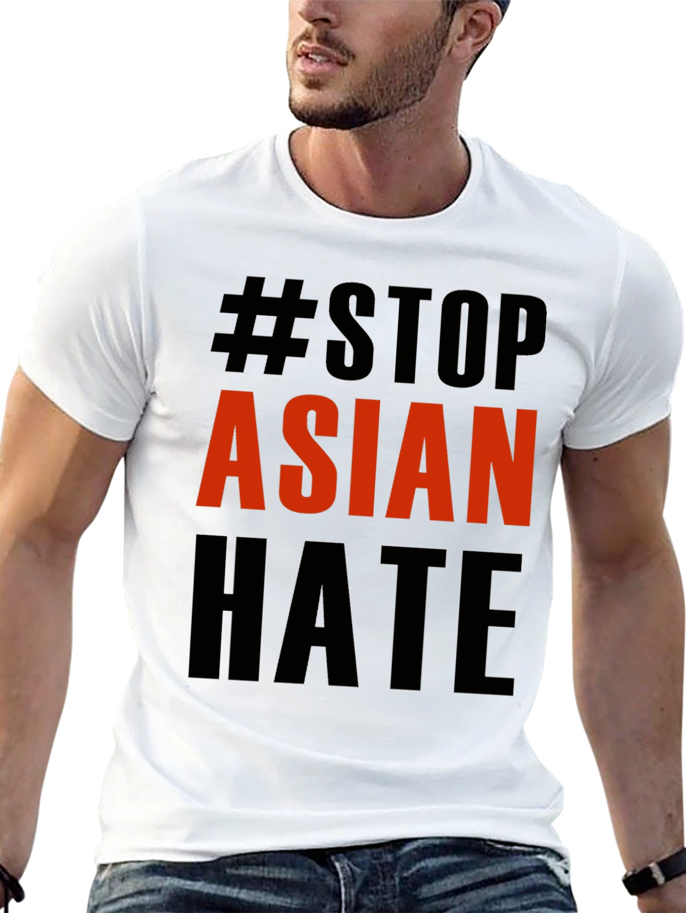 Stop Asian Hate T-Shirt - Black Activism Tee