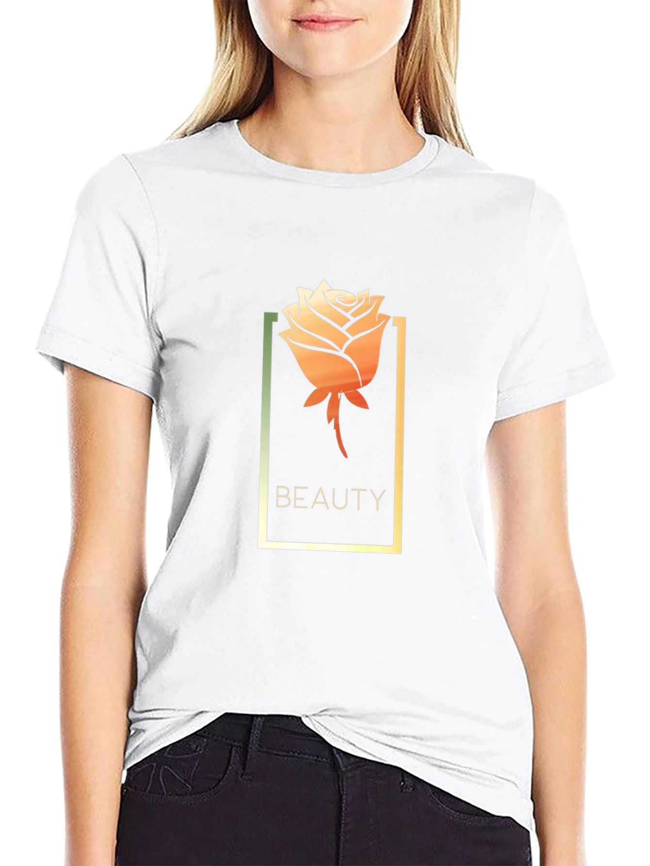Black Beauty Rose Graphic Tee