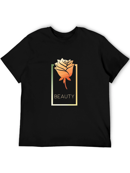Black Beauty Rose Graphic Tee
