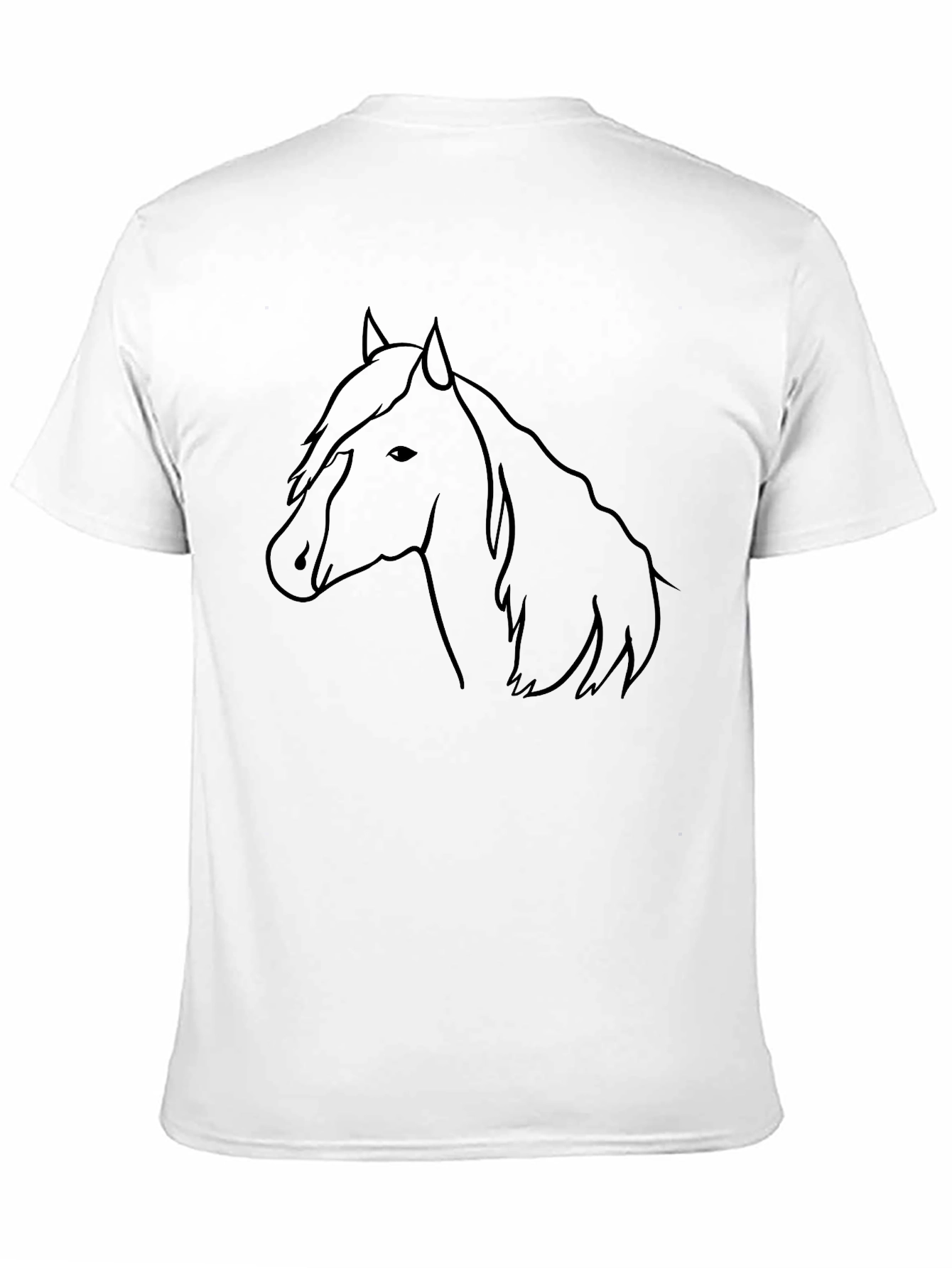Horse Graphic Tee - Mens Black T-Shirt