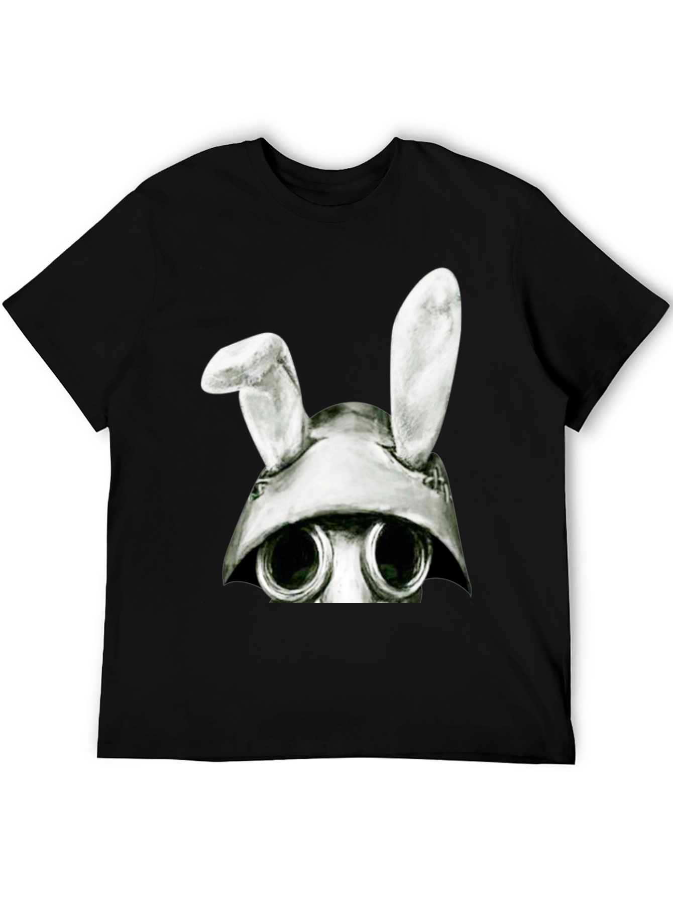 Bunny Gas Mask T-Shirt - Dark Humor Tee