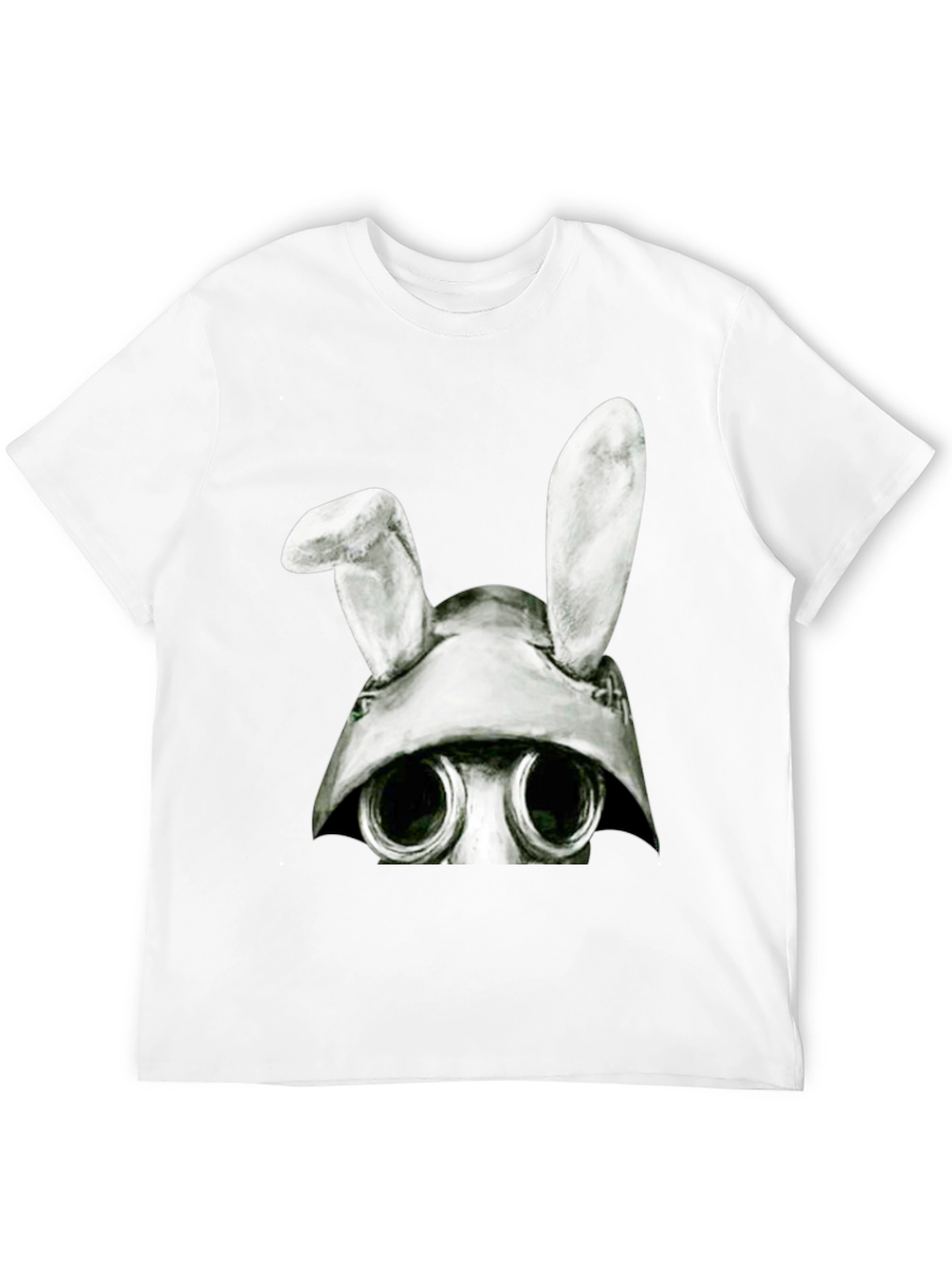 Bunny Gas Mask T-Shirt - Dark Humor Tee