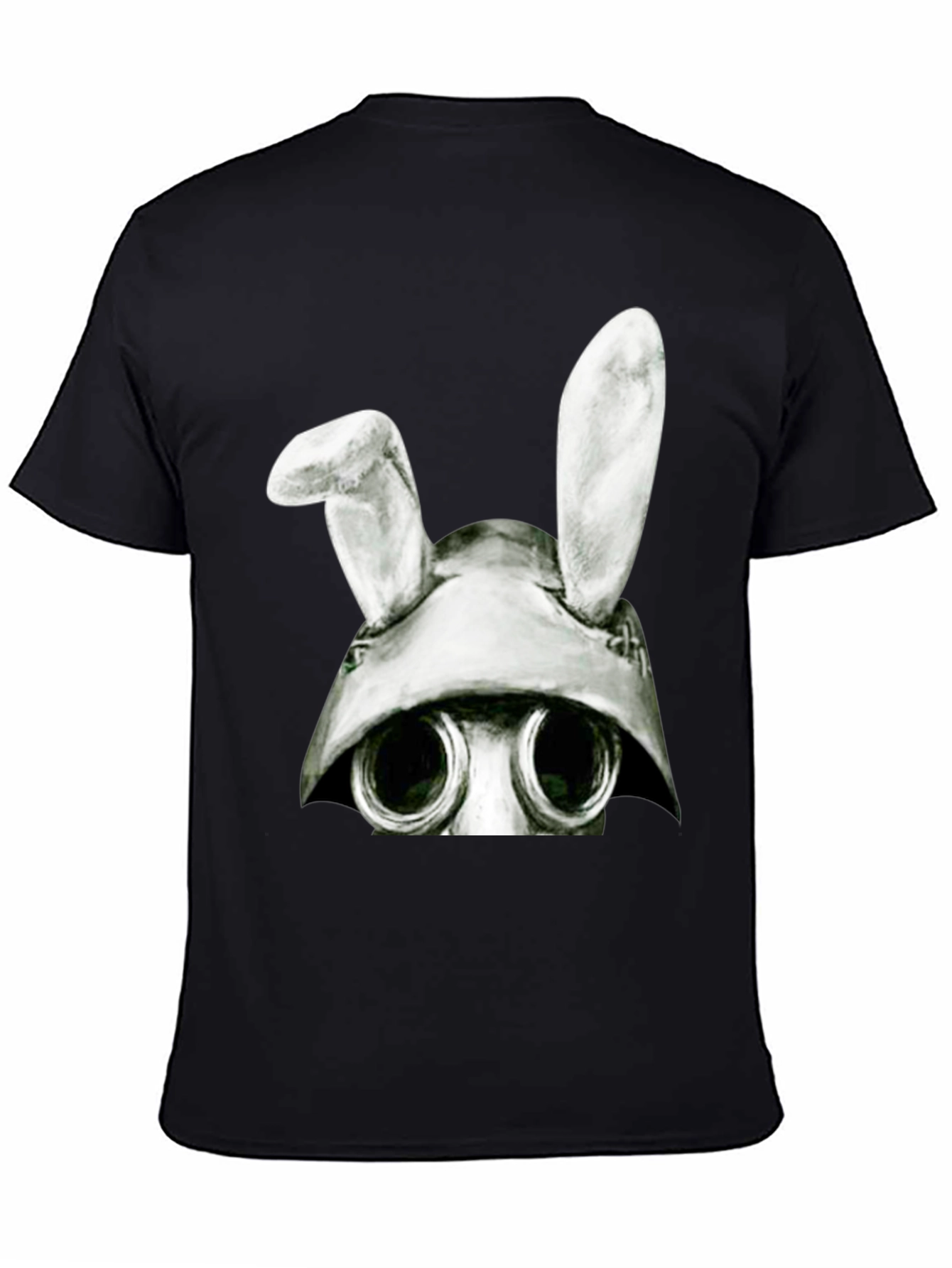 Bunny Gas Mask T-Shirt - Dark Humor Tee