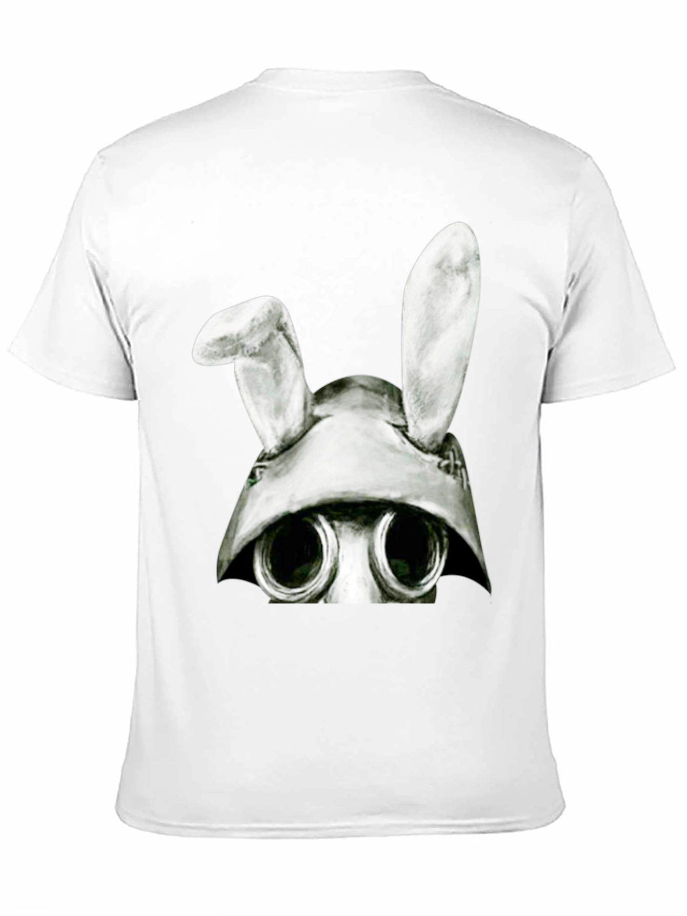 Bunny Gas Mask T-Shirt - Dark Humor Tee