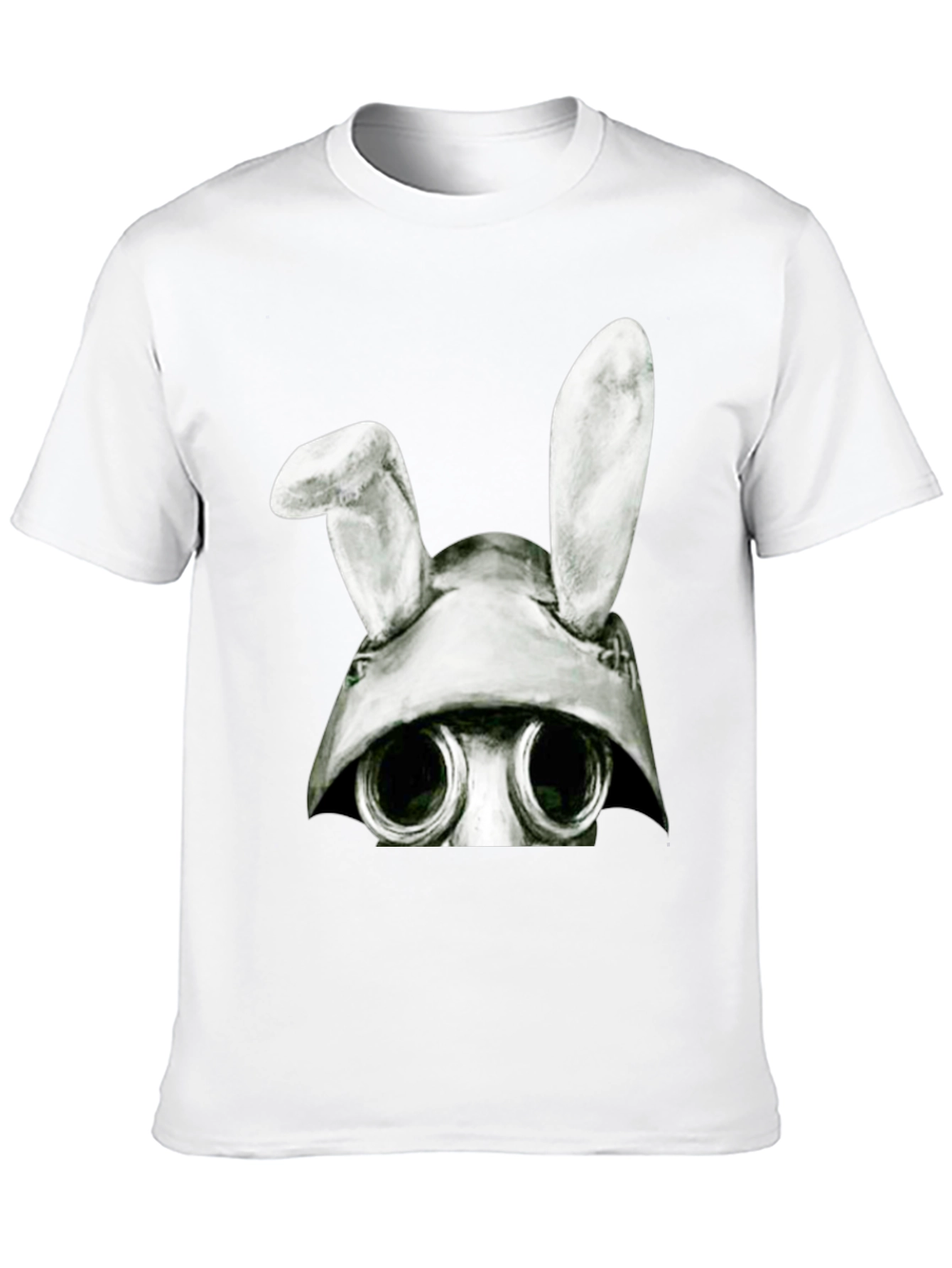Bunny Gas Mask T-Shirt - Dark Humor Tee