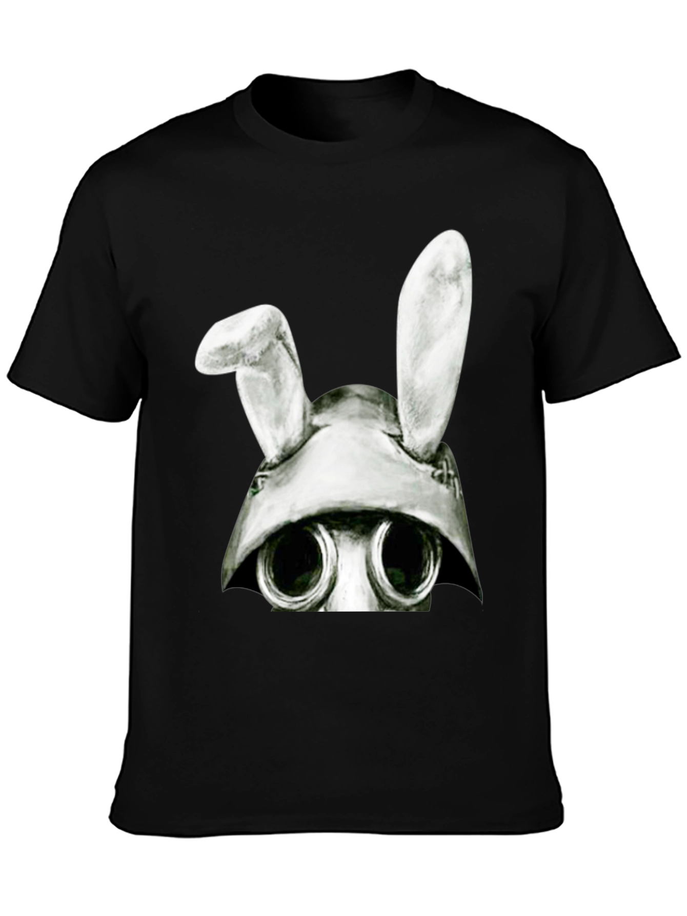 Bunny Gas Mask T-Shirt - Dark Humor Tee