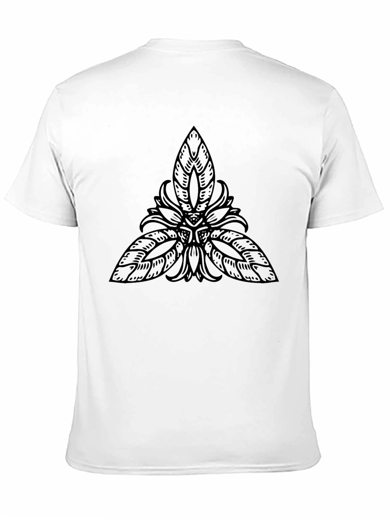 Black T-Shirt with Celtic Knot Design