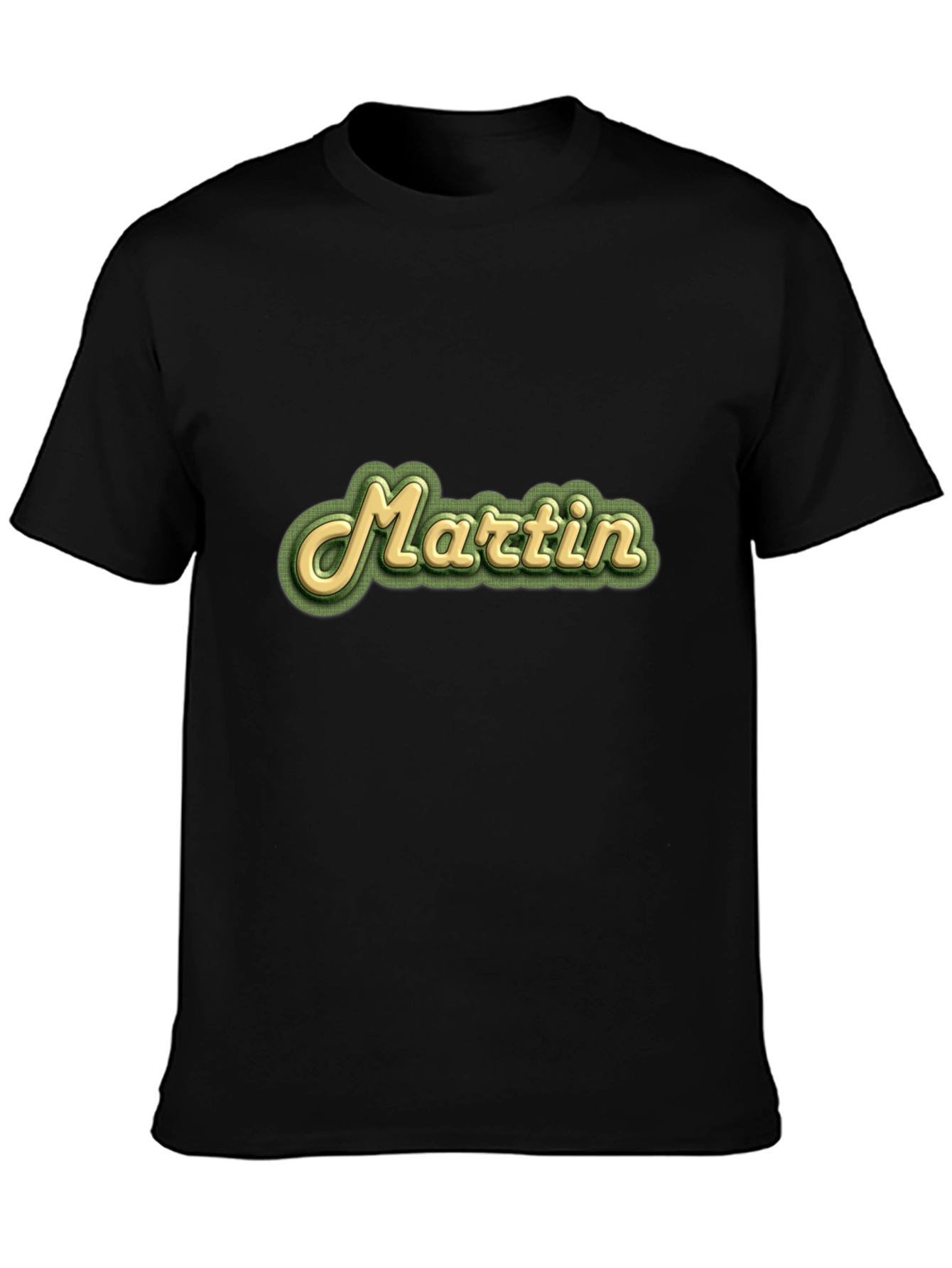 Martin Retro Style Black T-Shirt