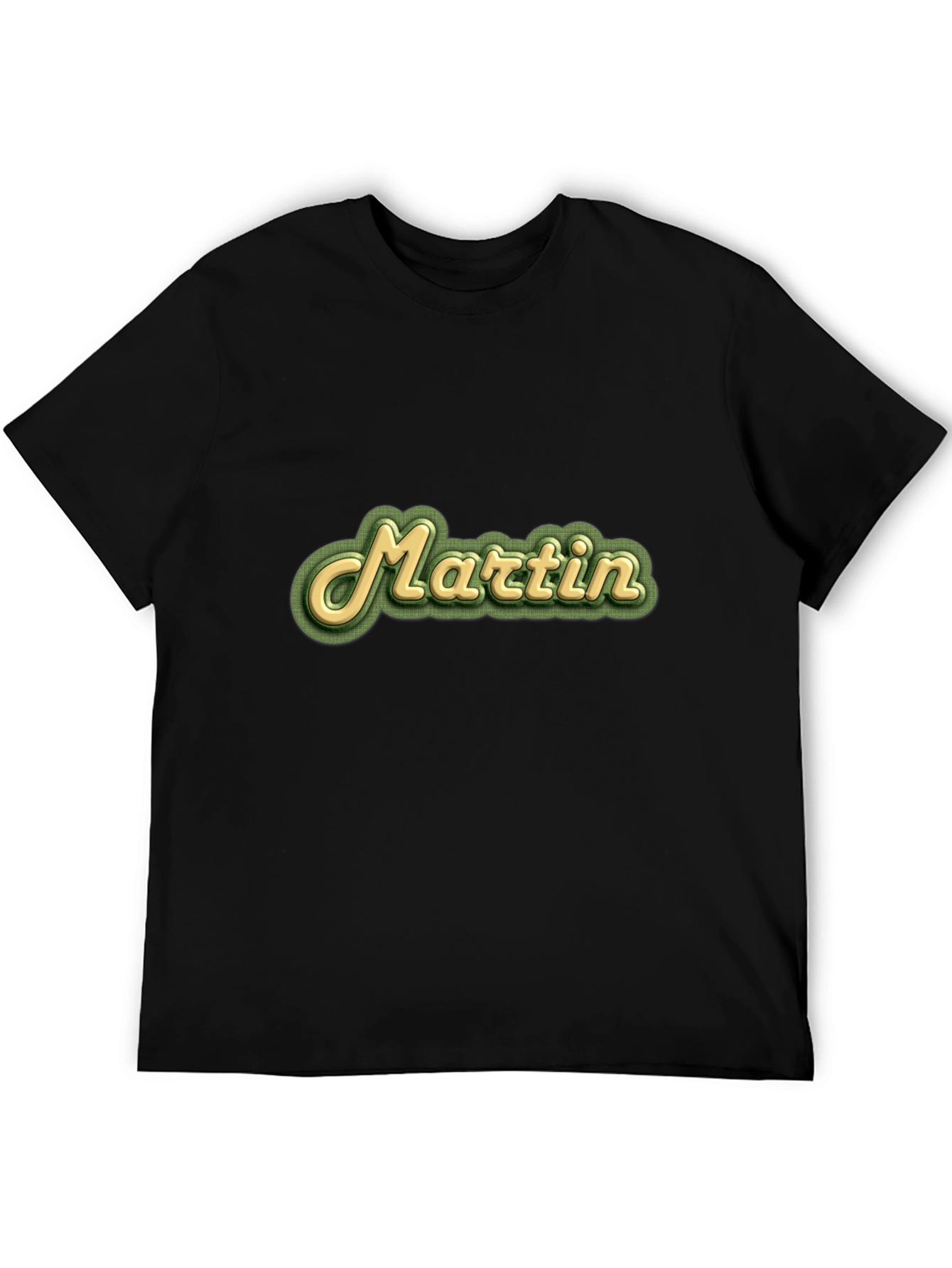 Martin Retro Style Black T-Shirt