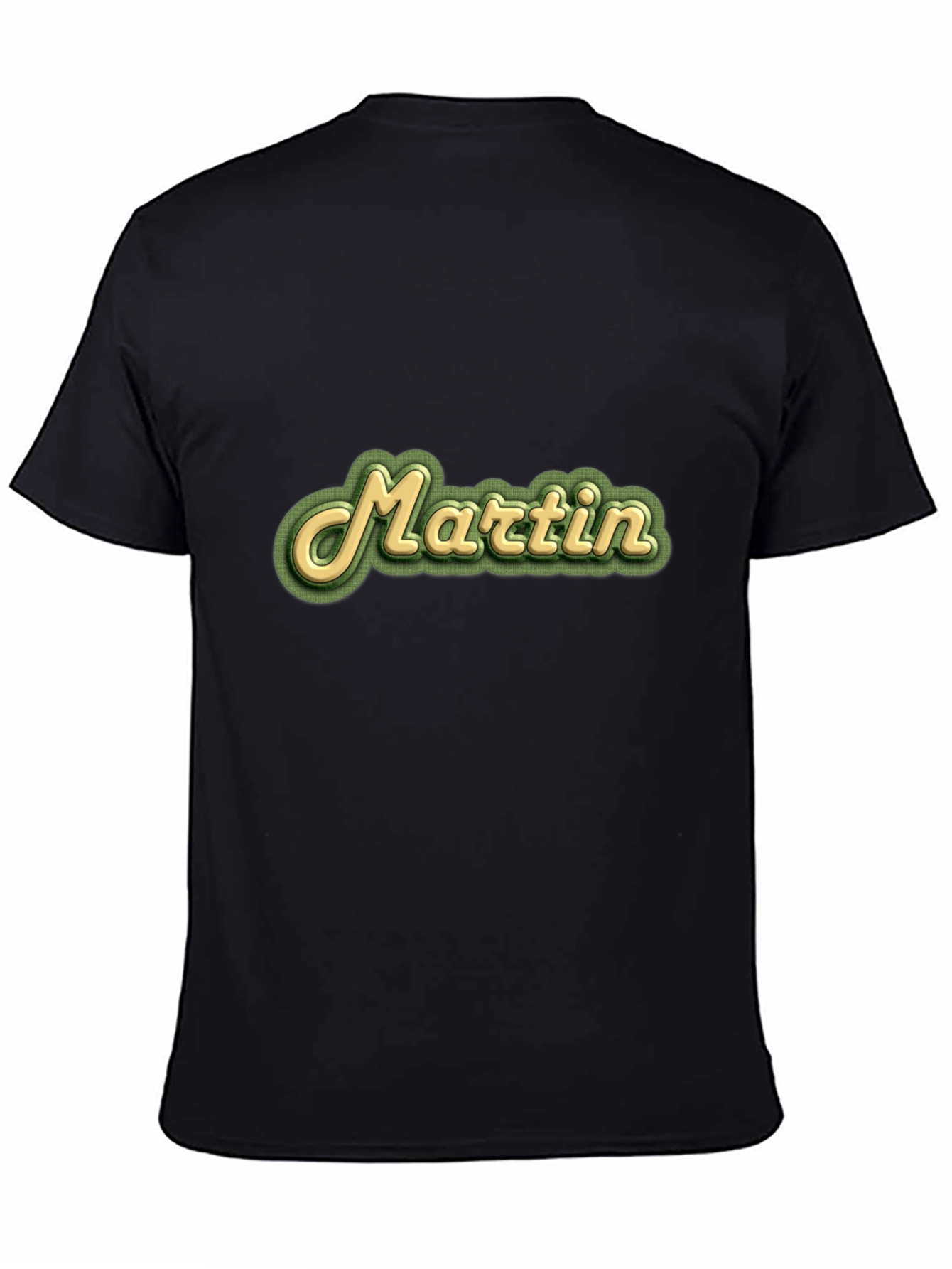 Martin Retro Style Black T-Shirt