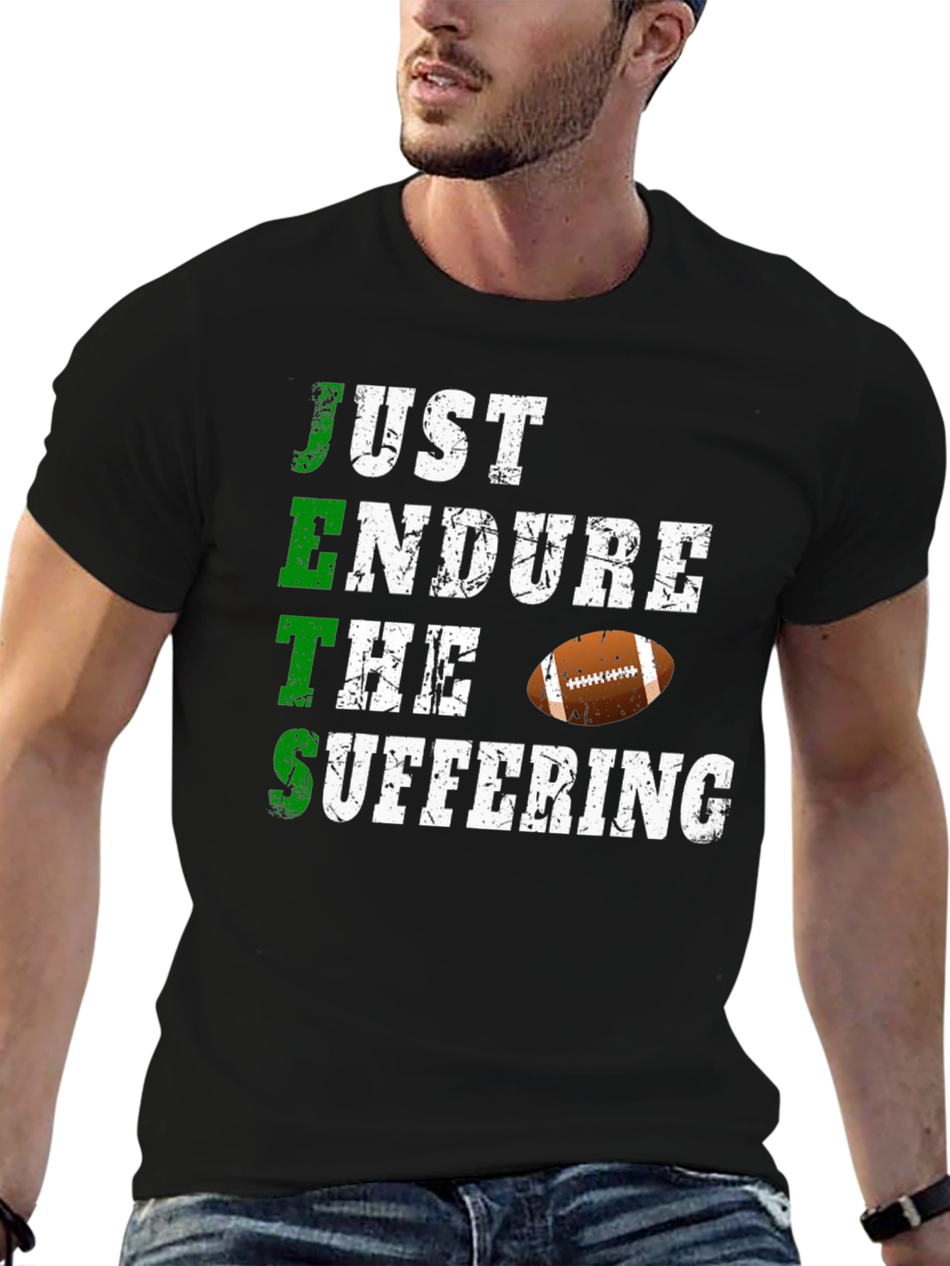 Just Endure The Suffering Football T-Shirt