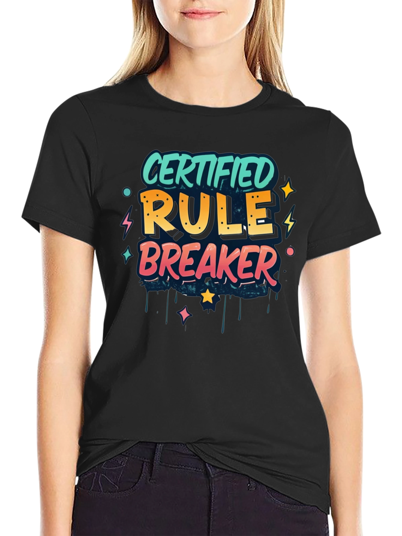 Certified Rule Breaker Graphic T-Shirt