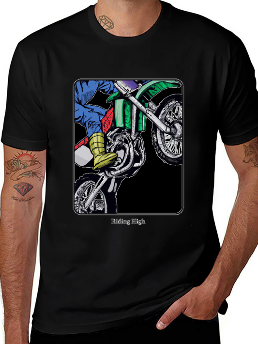 Riding High Motocross Graphic T-Shirt