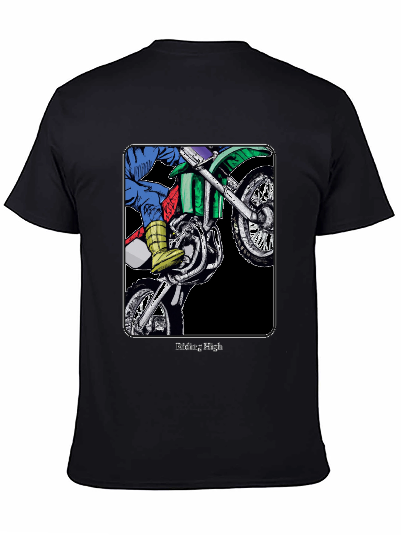 Riding High Motocross Graphic T-Shirt