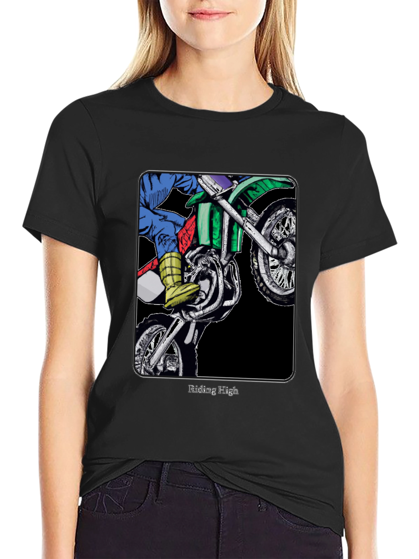 Riding High Motocross Graphic T-Shirt