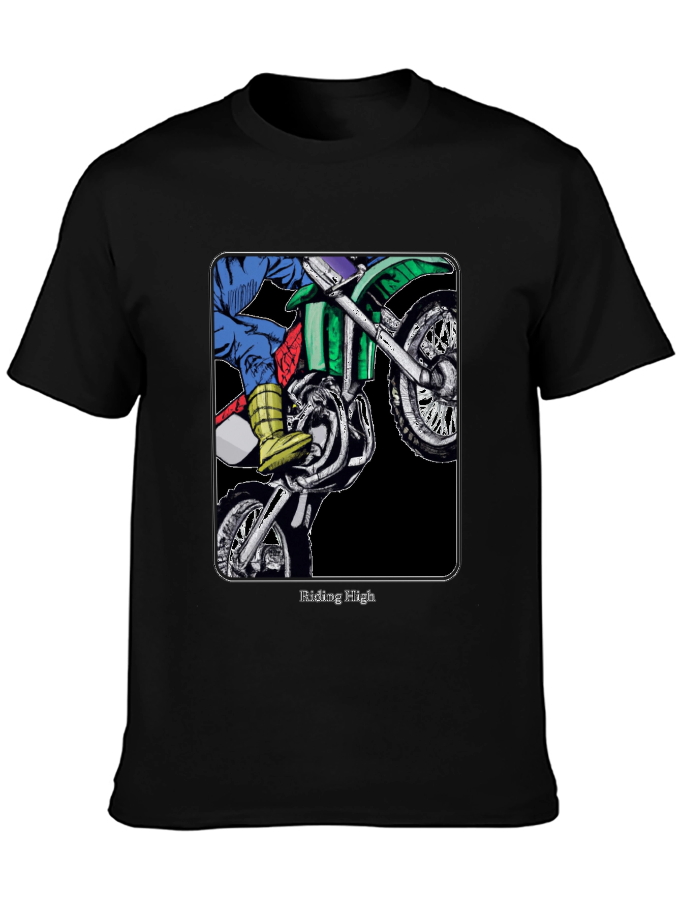 Riding High Motocross Graphic T-Shirt