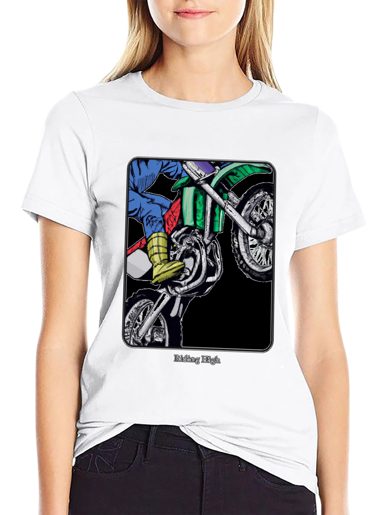 Riding High Motocross Graphic T-Shirt