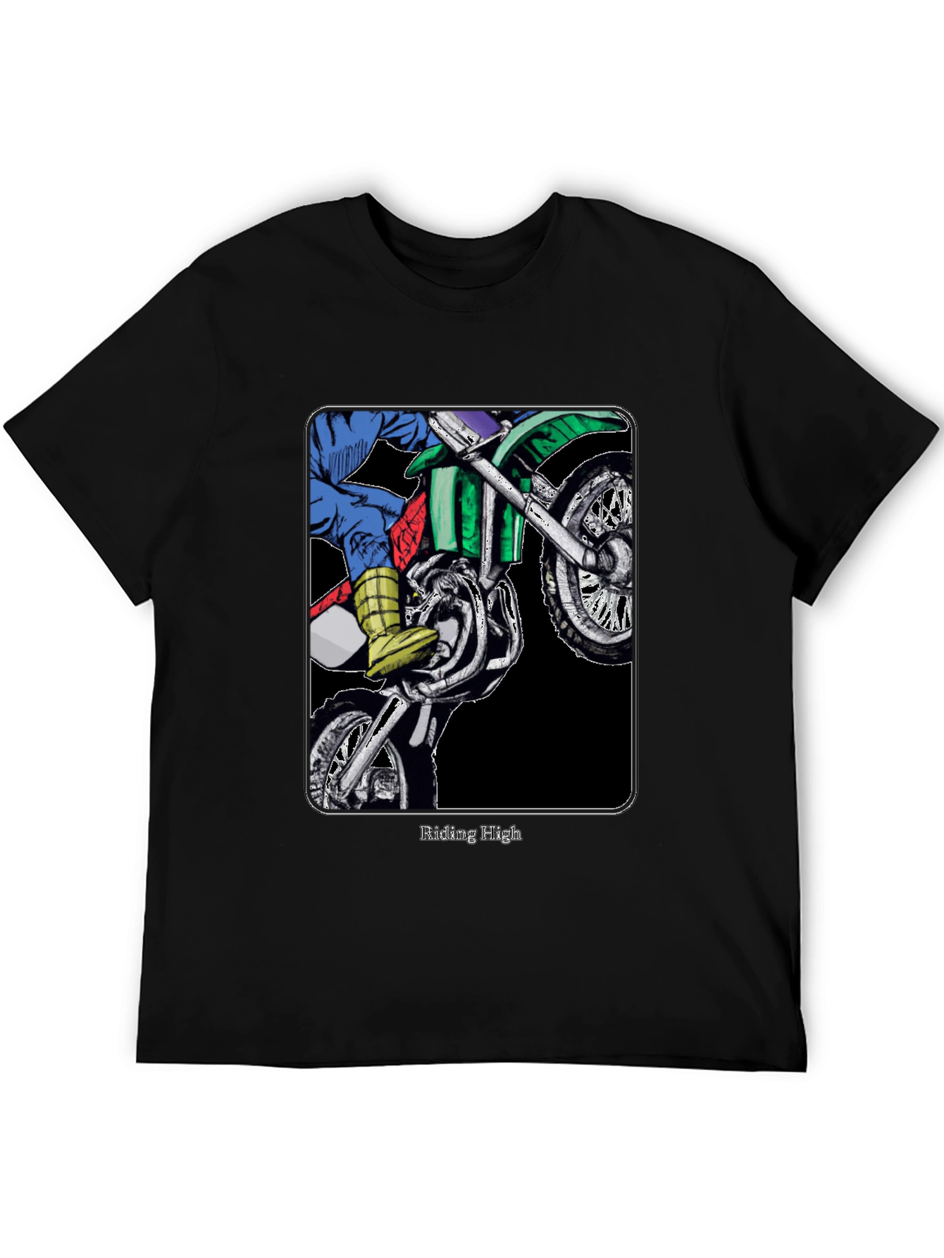 Riding High Motocross Graphic T-Shirt
