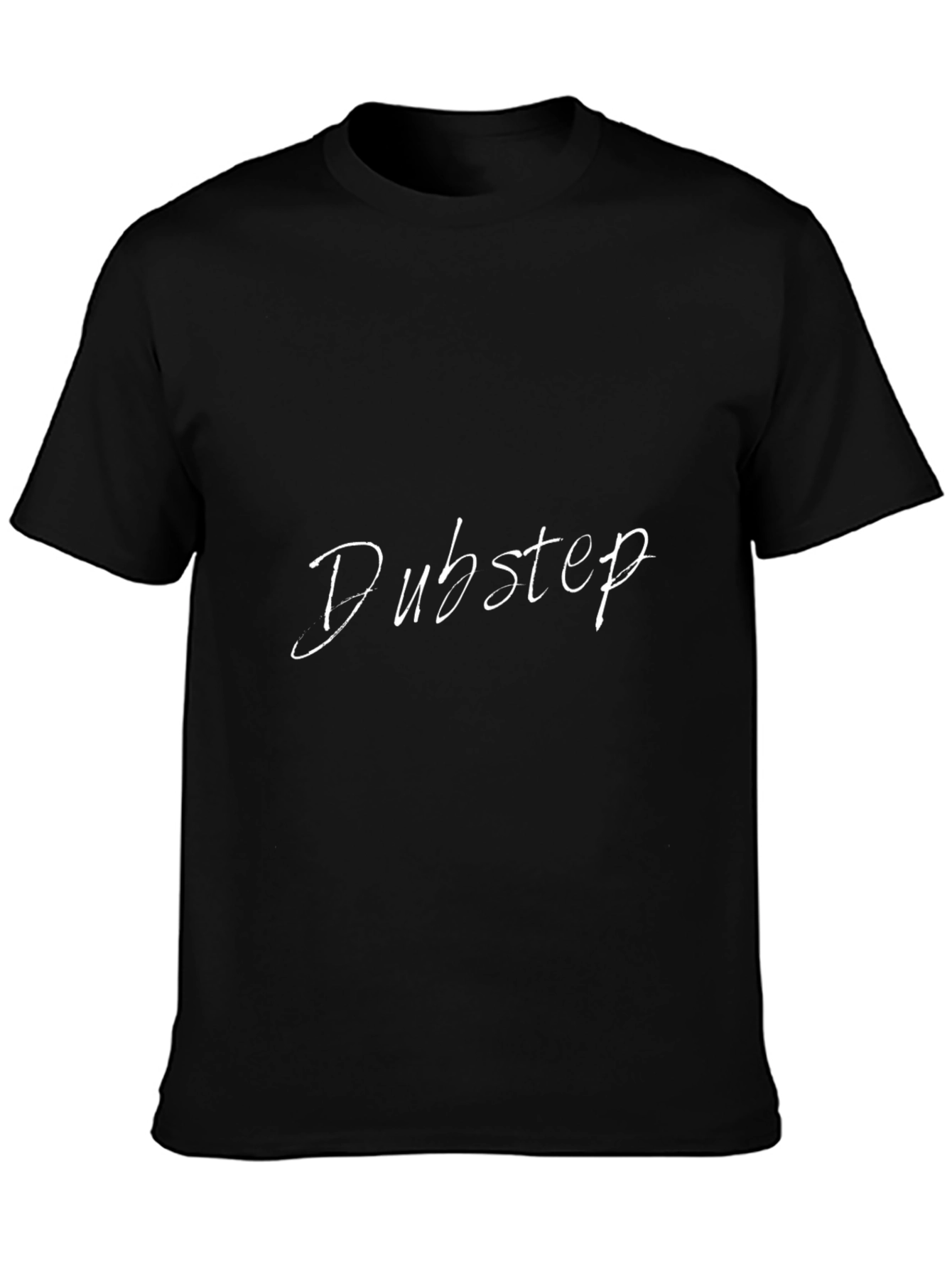 Dubstep Graphic Tee - Black Cotton T-Shirt