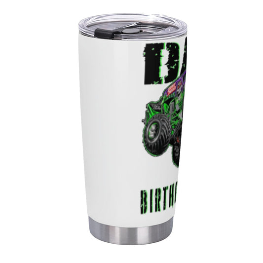 Insulated Stainless Steel Daily Tumbler - Stylish Graphic Design Drinkware