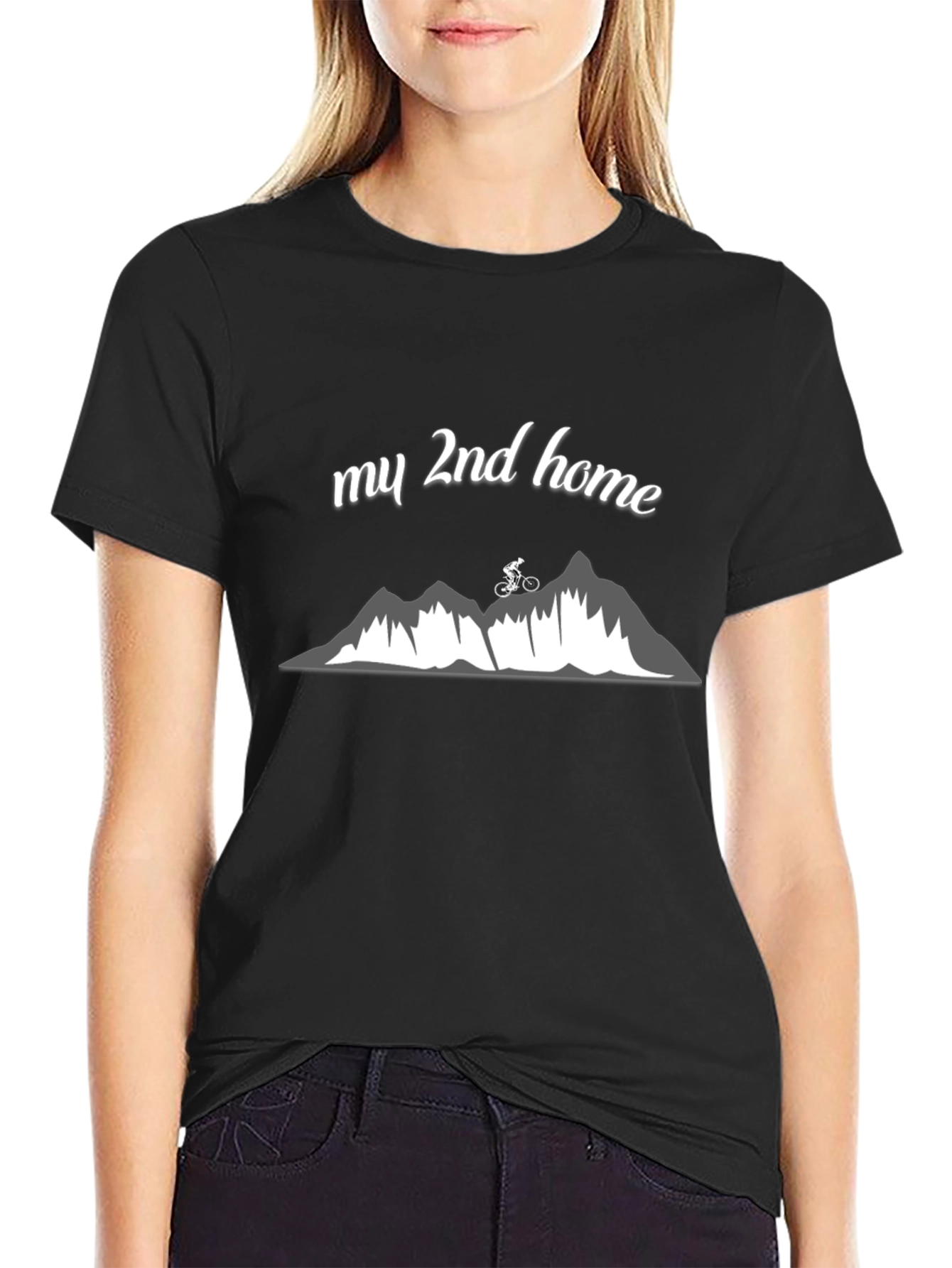 My 2nd Home Mountain Biking T-Shirt