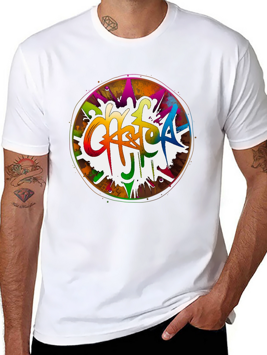 Graffiti Art Tee - Colorful Street Style T-Shirt