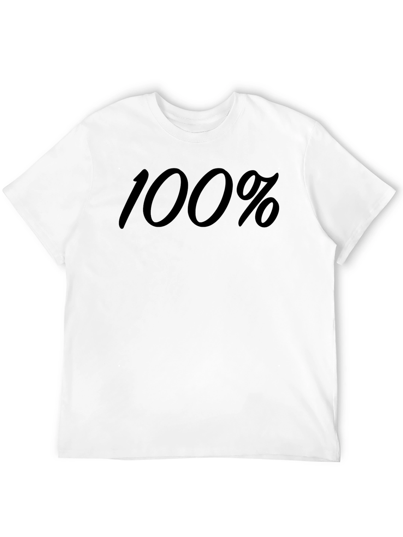 100% Graphic Tee - Classic Crew Neck