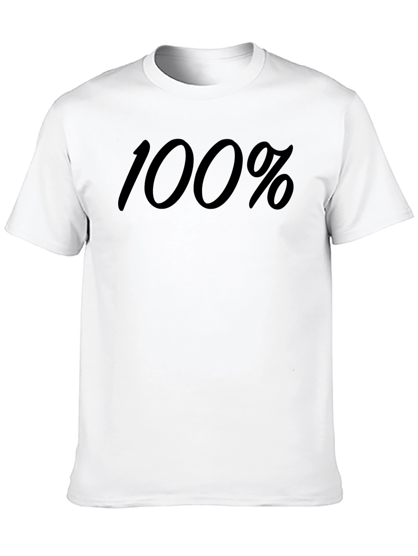 100% Graphic Tee - Classic Crew Neck