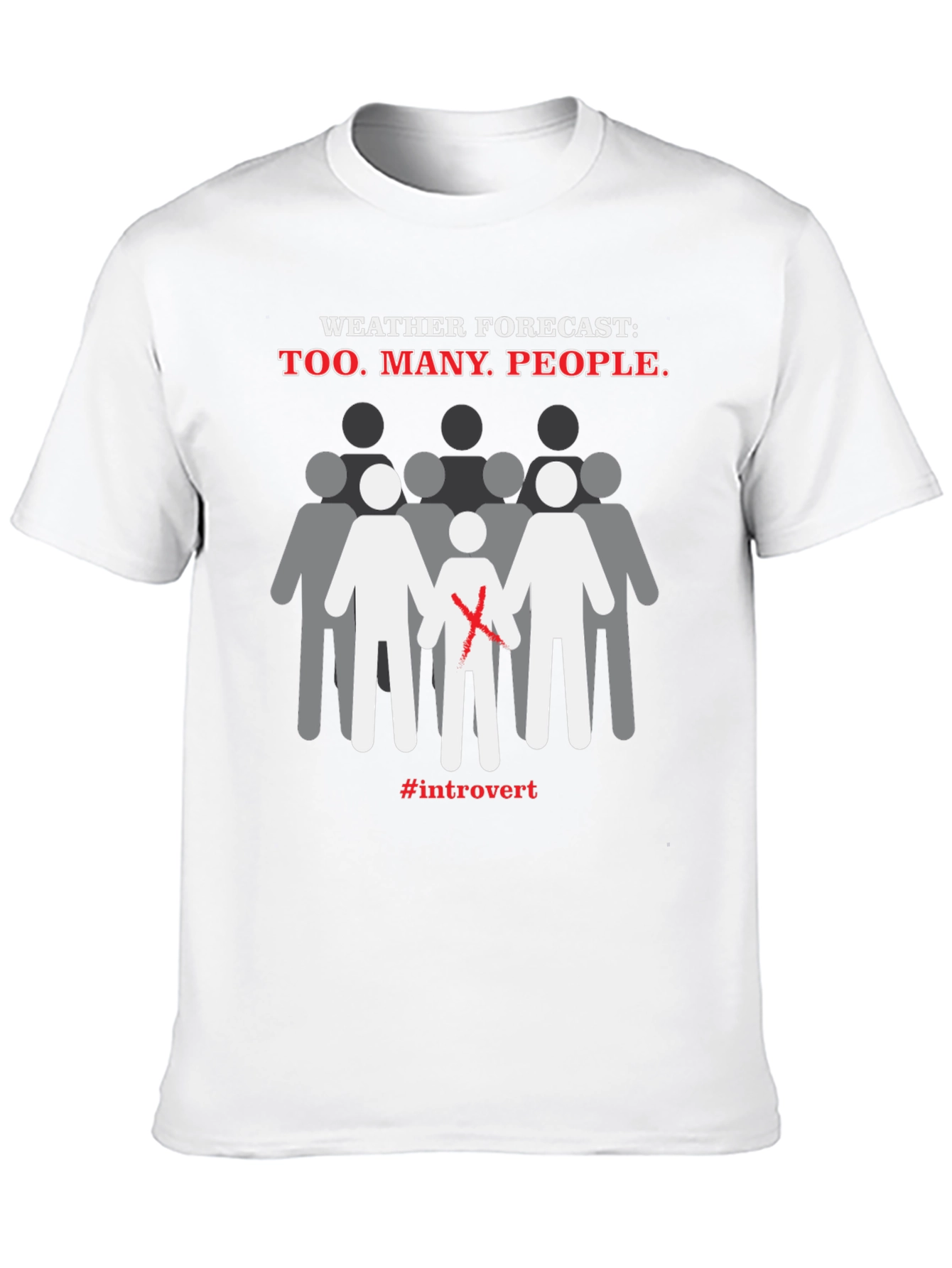 Introvert Weather Forecast Graphic Tee