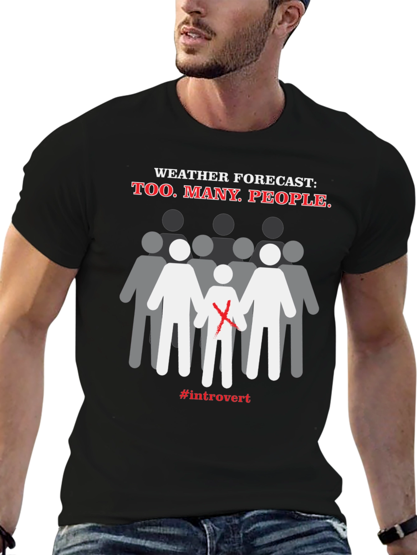 Introvert Weather Forecast Graphic Tee